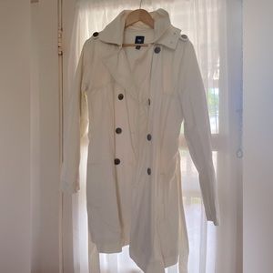 Gap womens trench coat light khaki elevated basic